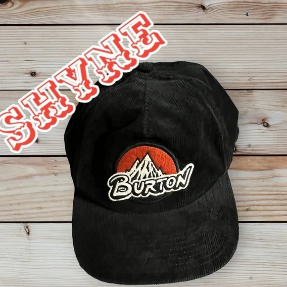 Vintage Burton Hat Corduroy Used Good Condition O/S